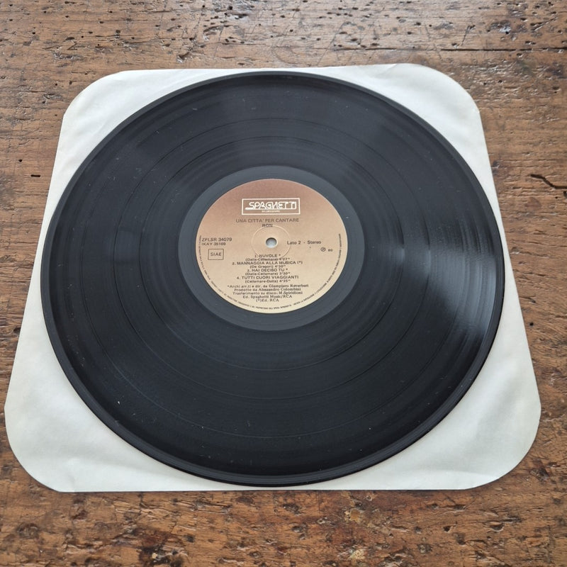 LP Ron - Una Città Per Cantare ZPLSR 34079 Made In Italy Musica Italiana Vinile