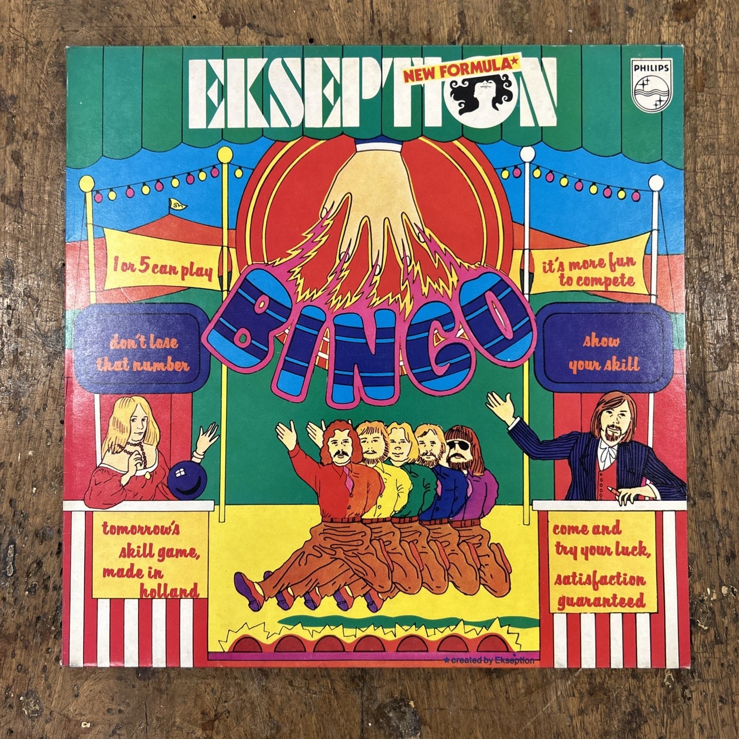 LP Exseption - Bingo Philips 6423 074 Italy 1974 Funk Soul Disco Vinile