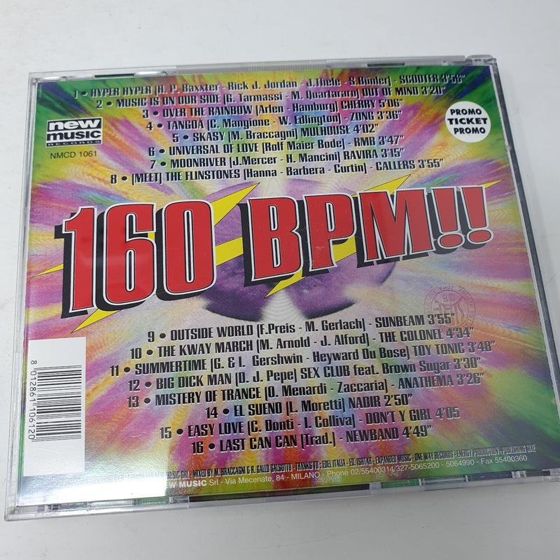 CD Various – 160 BPM!! New Music International – NMCD 1061