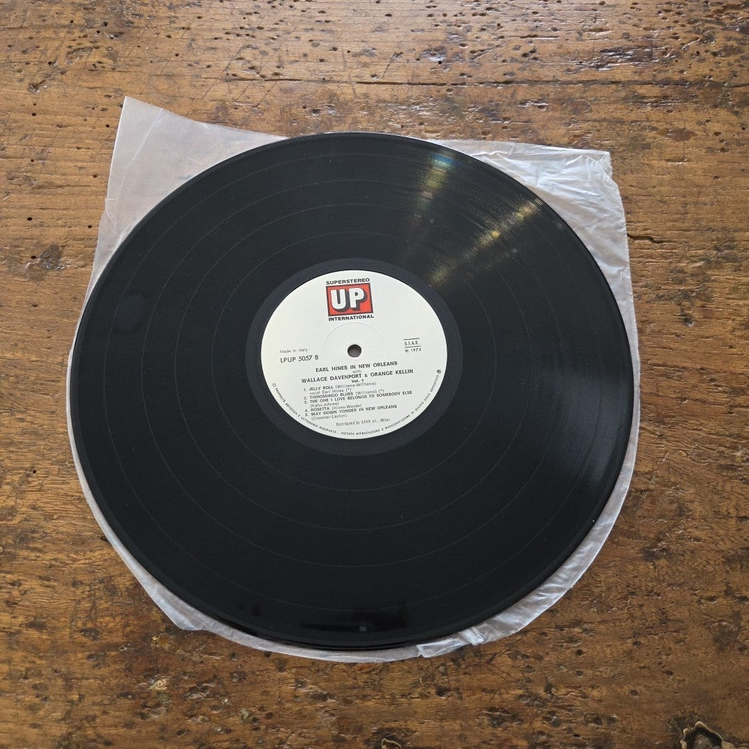 LP Earl Hines - In New Orleans With.. LPUP 5057 1975 Jazz Vinile Made In Italy
