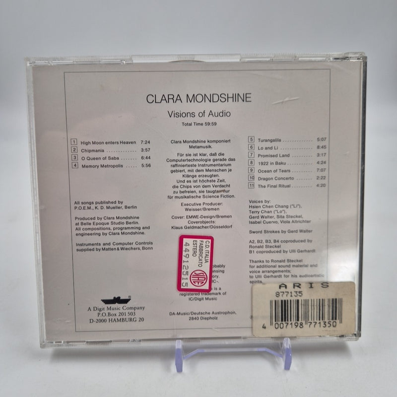 CD Dance CLARA MONDSHINE - Visions Of Audio ELECTRO INDUSTRIAL 1993