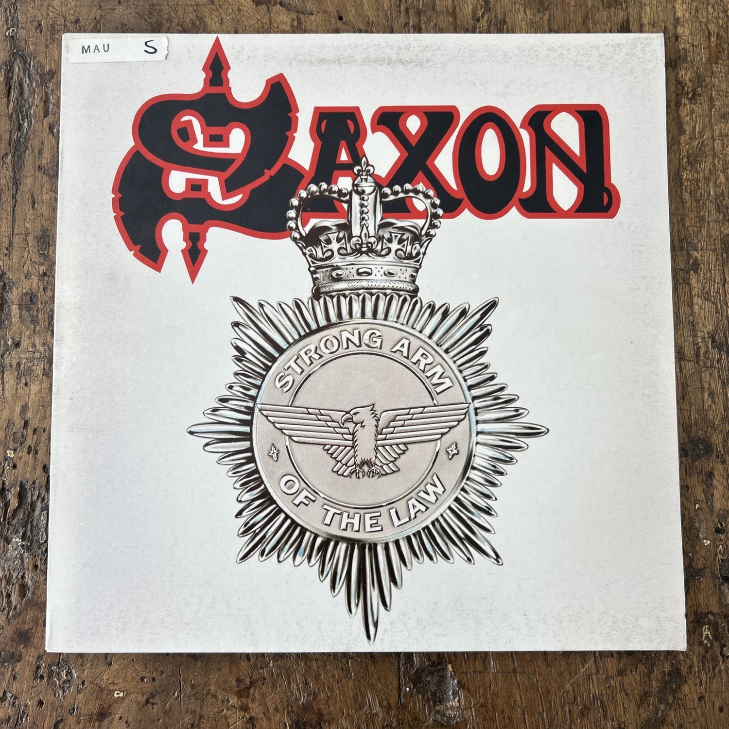 LP Saxon - Strong Arm Of The Law ILS9070 Made In Italy Rock Heavy Metal Vinile