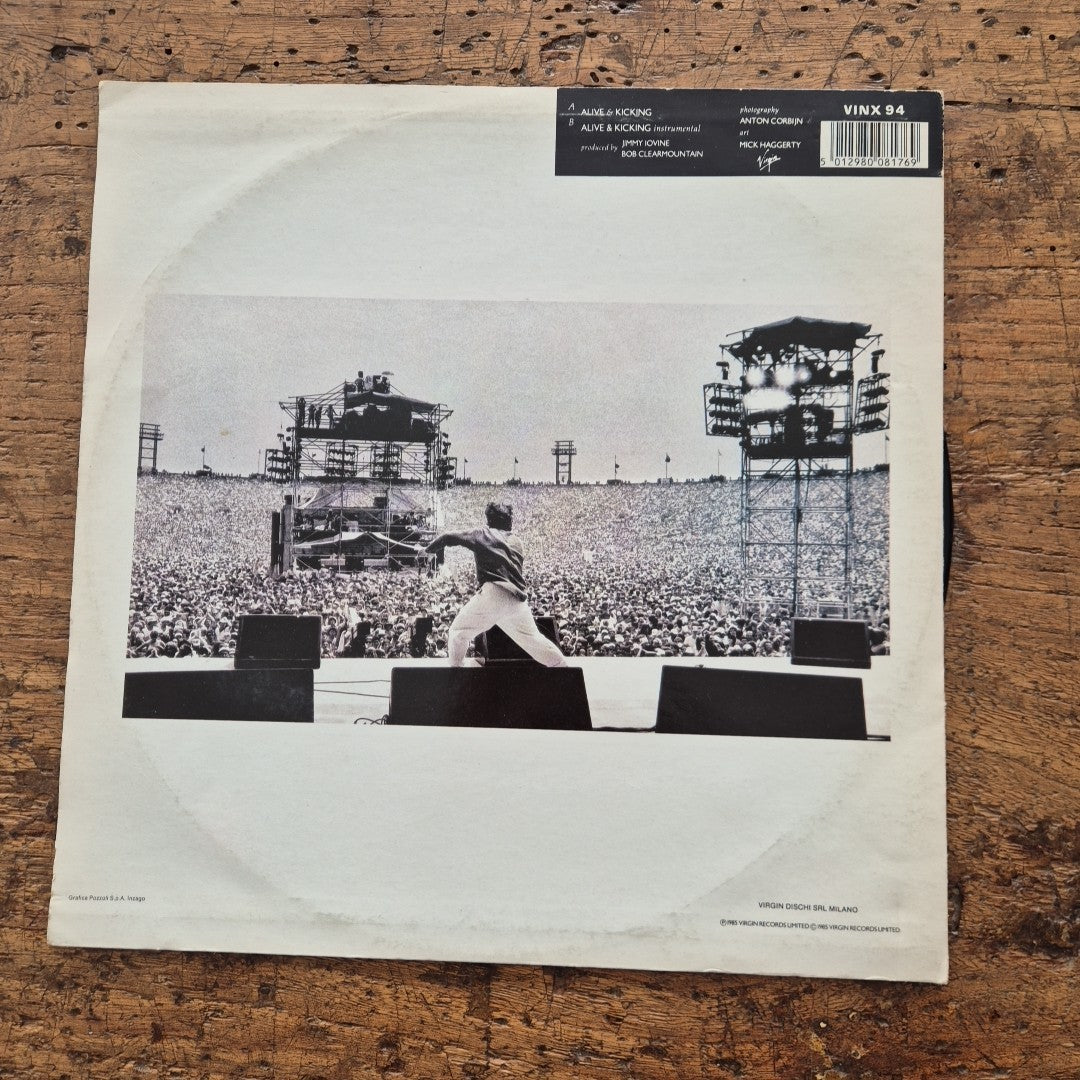 LP Simple Minds Alive And Kicking VINX 94 Musica Pop Rock Vinile