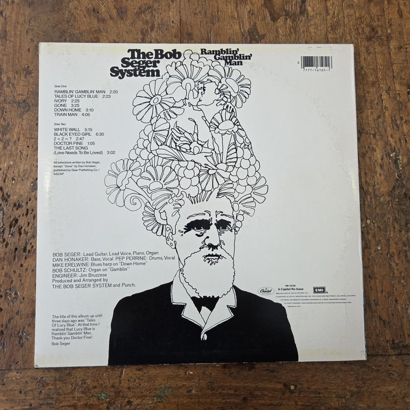 LP The Bob Serger System - Ramblin Gamblin Man SN 16105 Psychedelic Rock