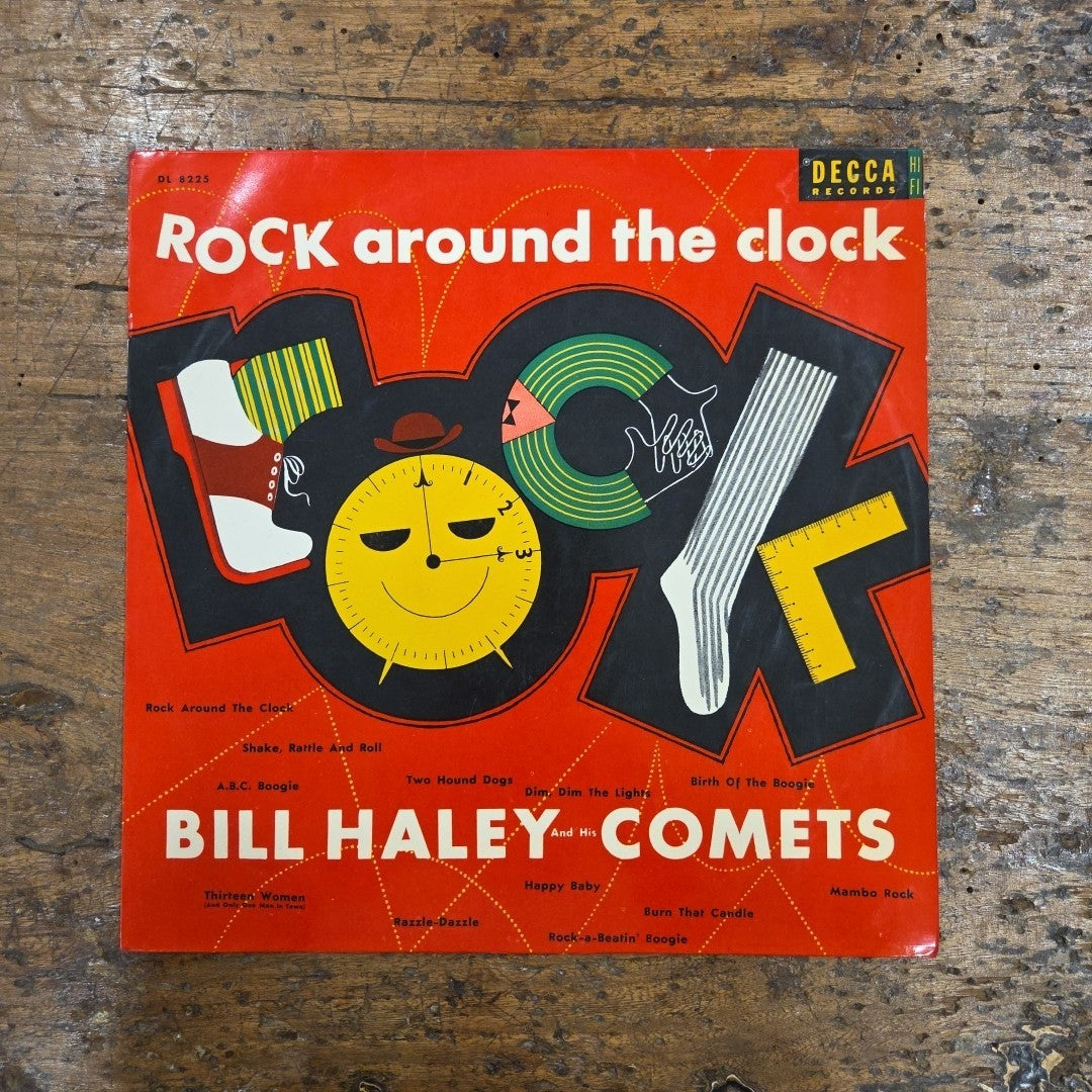 LP Bill Haley And His Comets - Rock Around The Clock DL 8225 Made In Italy