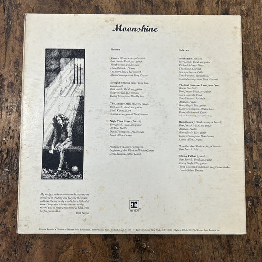 LP Bert Jansch - Moonshine MS 2129 Made In USA 1973 Rock Folk Vinile