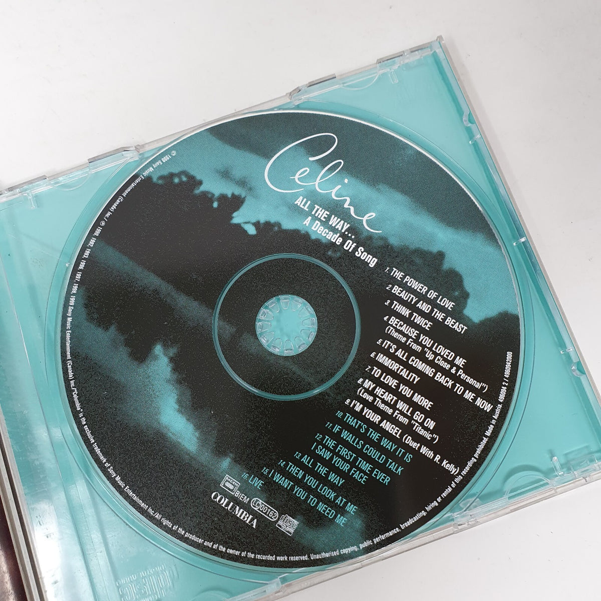 CD Celine Dion – All The Way... A Decade Of Song Columbia