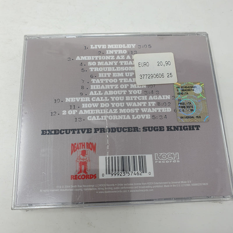 CD 2Pac – Live Death Row Records  – 0099923574620 Sealed