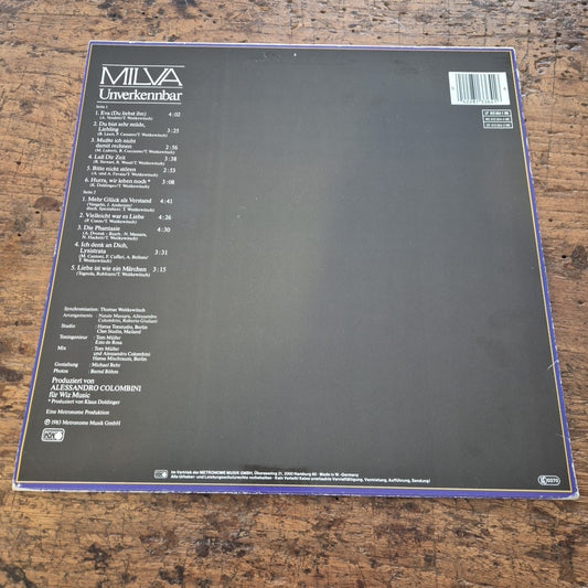 LP Milva - Unverkennbar 813 364-1 Made In Germany Musica Italiana Vinile
