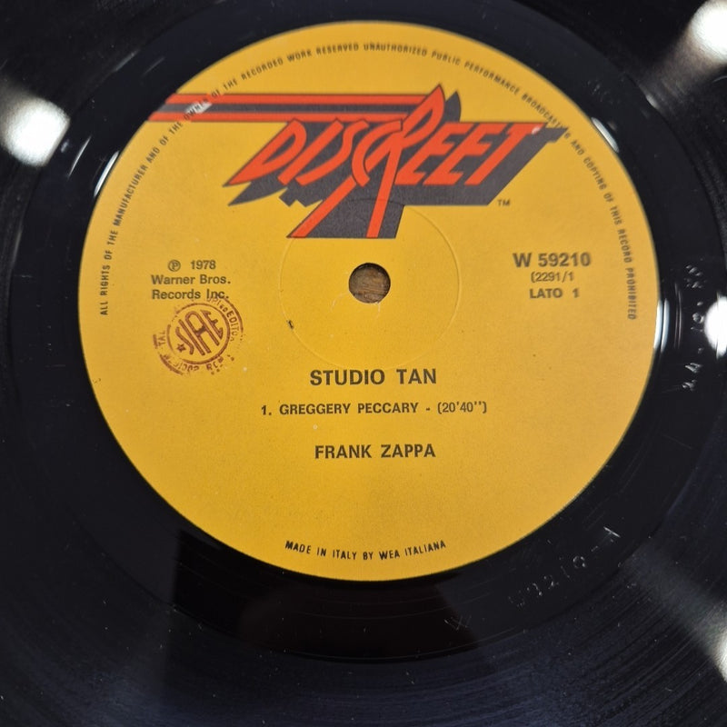 LP Frank Zappa - Studio Tan W 59210 Made In Italy 1978 Rock Vinile