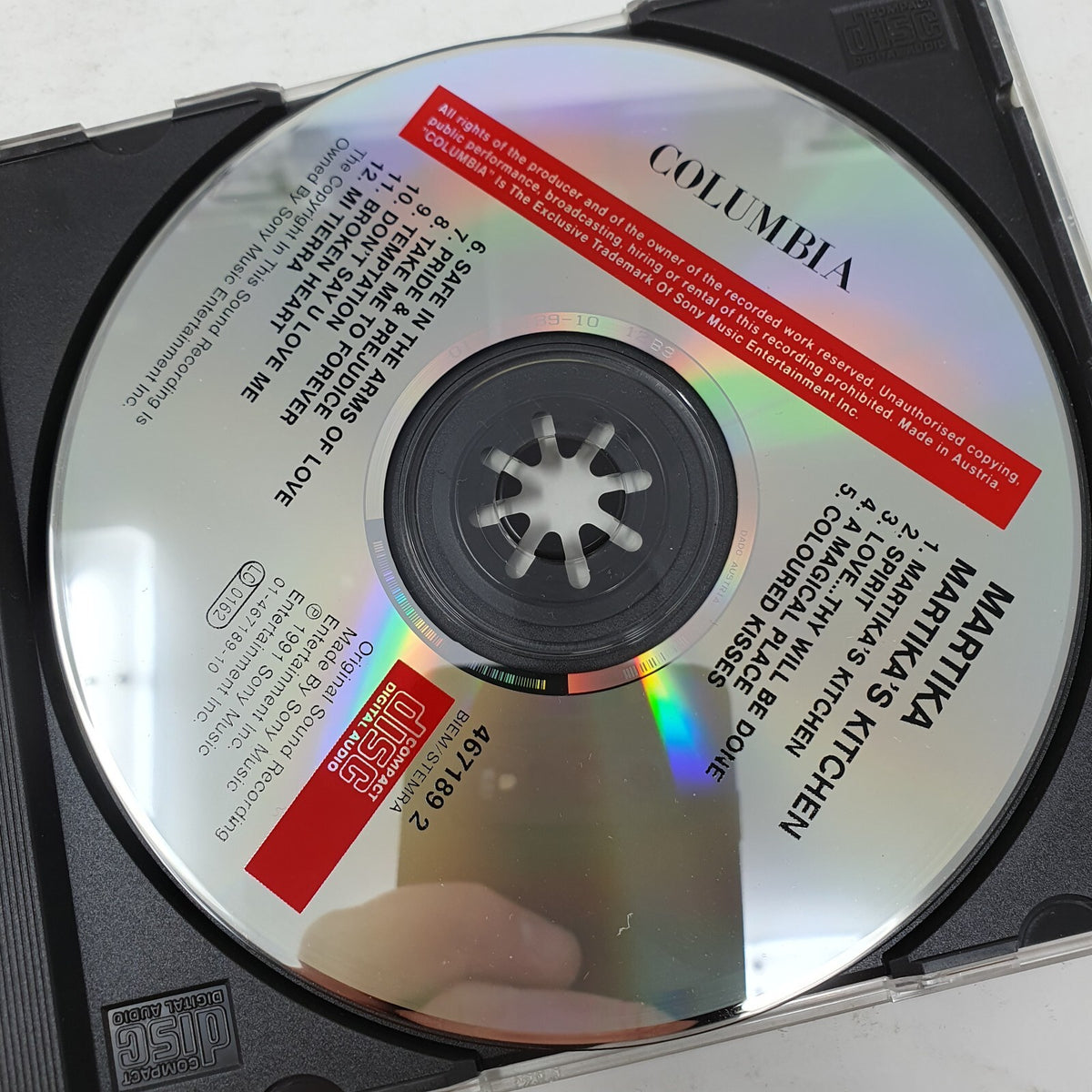 CD Martika – Martika's Kitchen Columbia – 467189 1