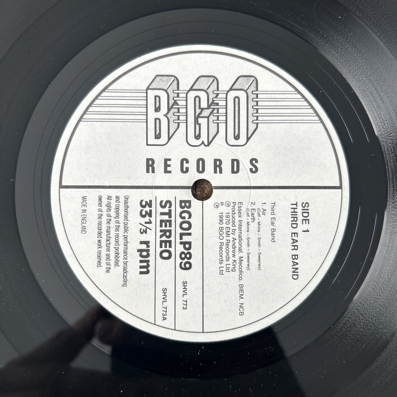 LP Third Ear Band - Third Ear Band BGOLP89 Made In UK Vinile Psychedelic Rock