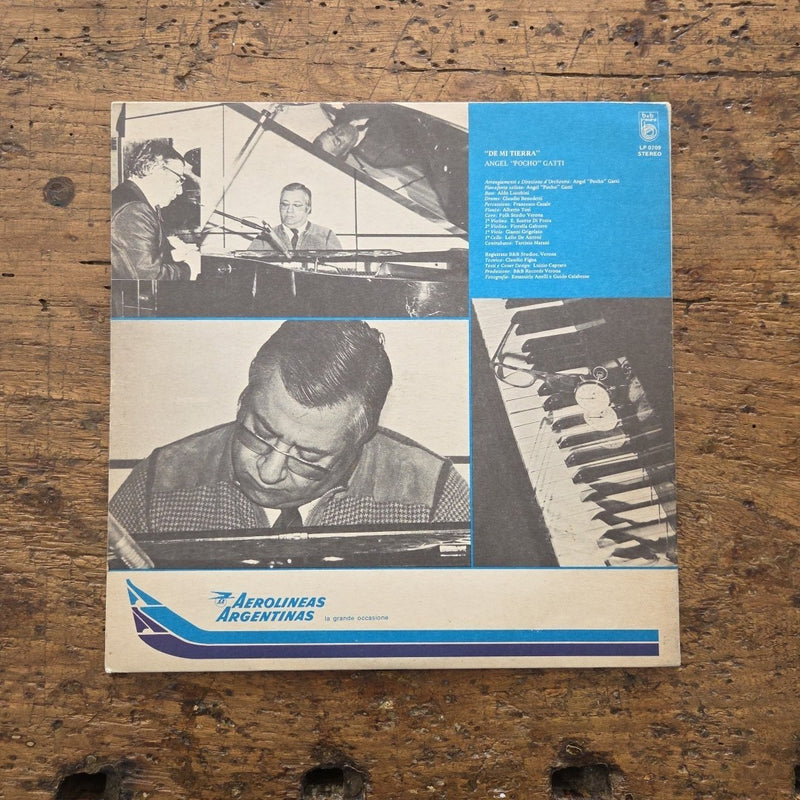 LP Angel Pocho Gatti - De Mi Tierra LP 0709 Jazz  Vinile