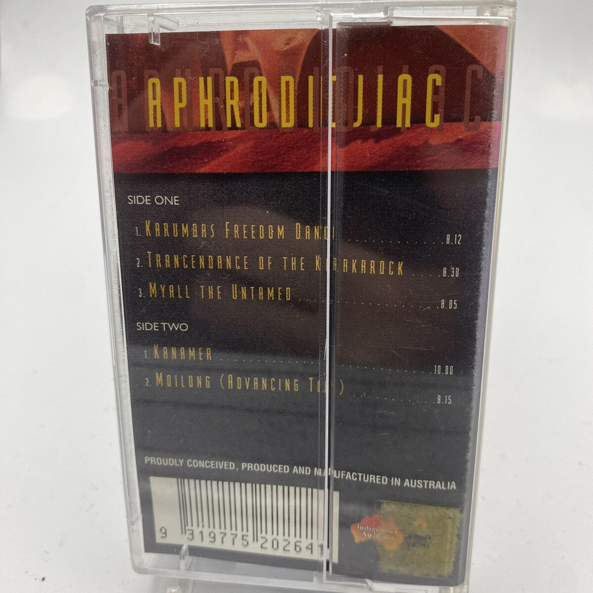 MUSICASSETTA Tape VG Aphrodidjiac - Didjeridu And World Dance Rhythms Folk Elect