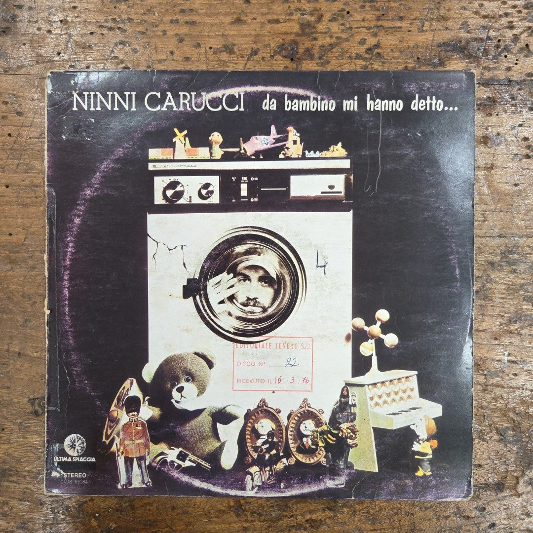LP Ninni Carucci - Da Bambino Mi Hanno Detto ZLUS 55184 Made In Italy 1975