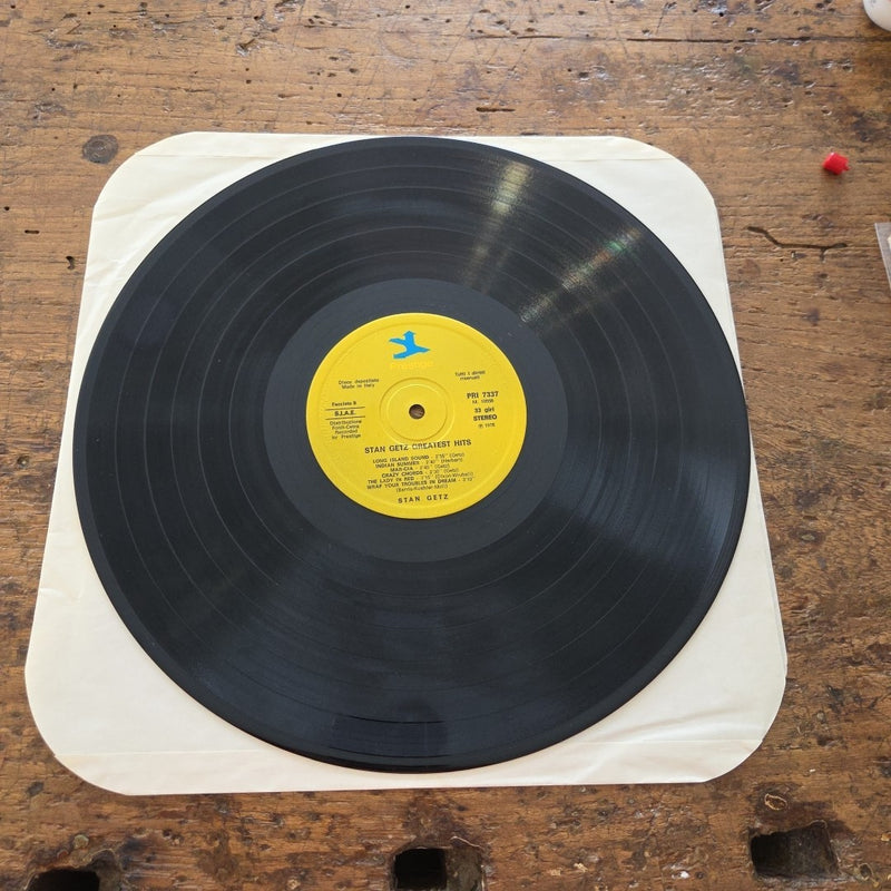 LP Stan Getz - Greatest Hits PRI 7337 1976 Jazz Vinile Made In Italy
