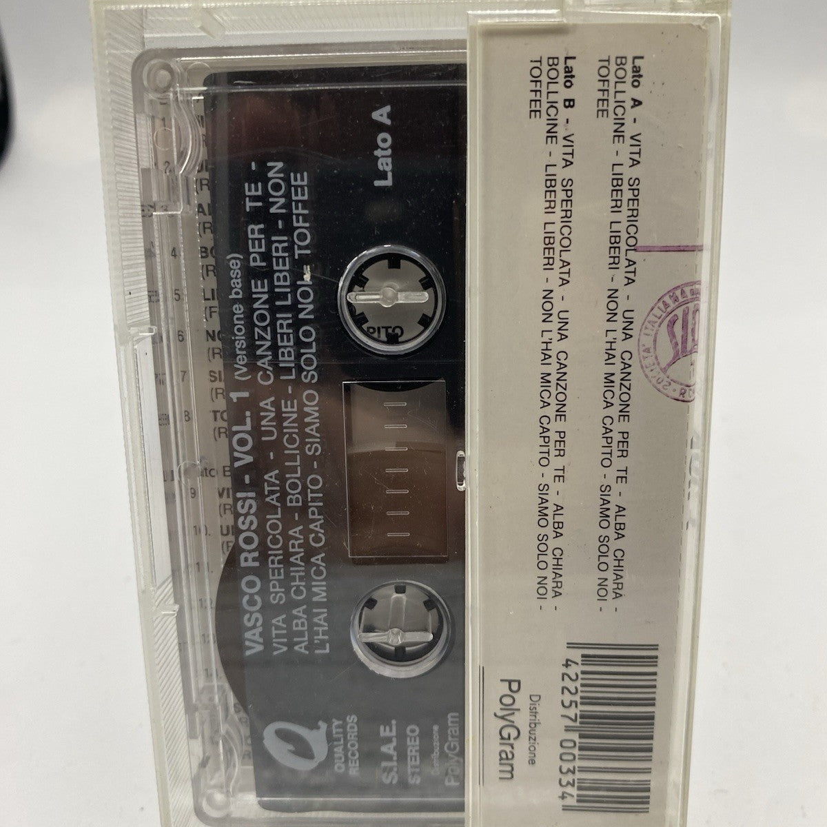 MUSICASSETTA Tape VG Le Basi Musicali Vasco Rossi Vol 1