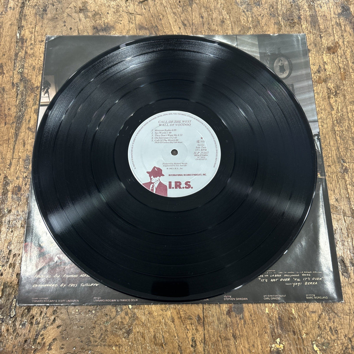 LP Wall Of  Voodoo - Call Of The West ILP 25167 Vinile 1982 EU Rock New Wave