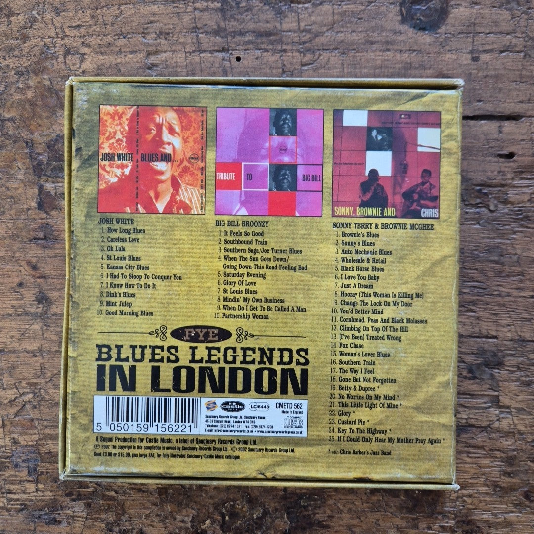 CD Blues Legends In London Big Bill Broonzy Sonny Terry Josh White Jazz