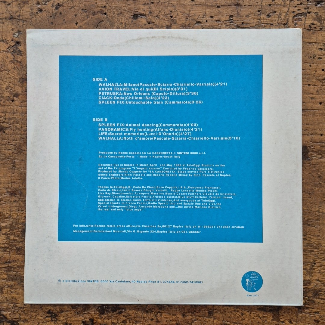 LP Live At The Blue Angel Avion Travel Cial Life Petruska BAR 0001 Musica Vinile