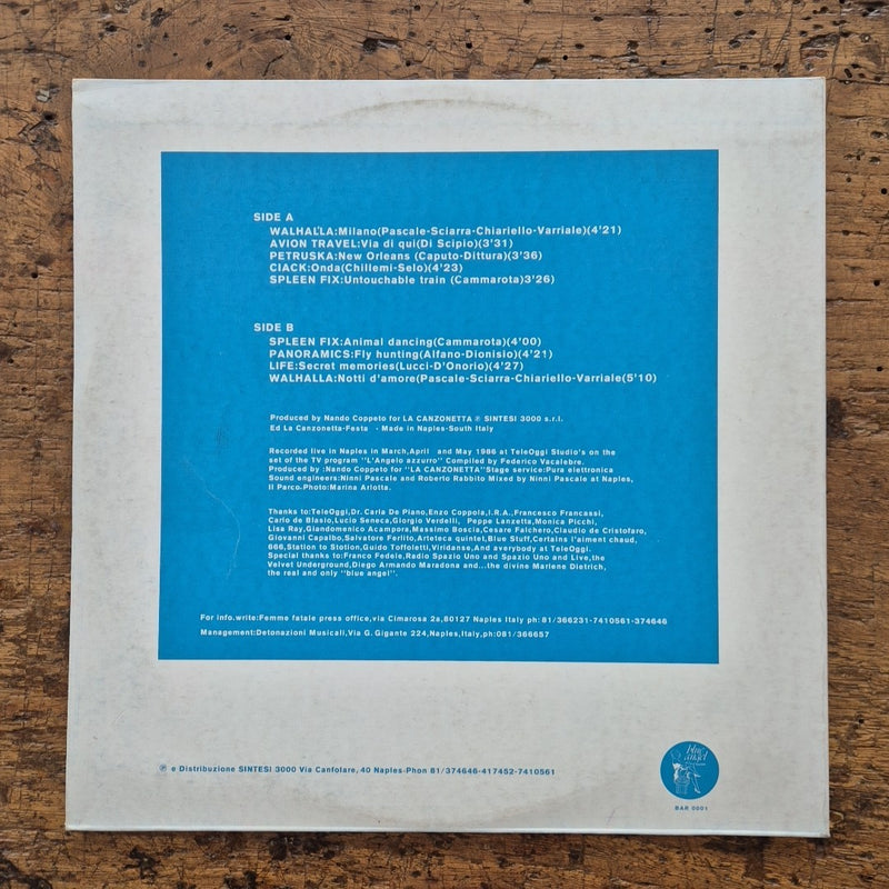 LP Live At The Blue Angel Avion Travel Cial Life Petruska BAR 0001 Musica Vinile
