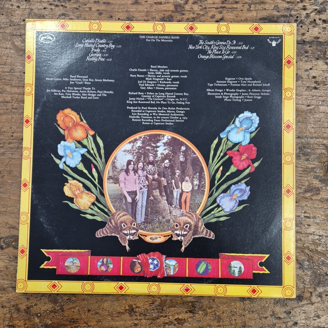 LP The Charlie Daniels Band - Fire On The Mountain KSBS 2603 Rock Vinile
