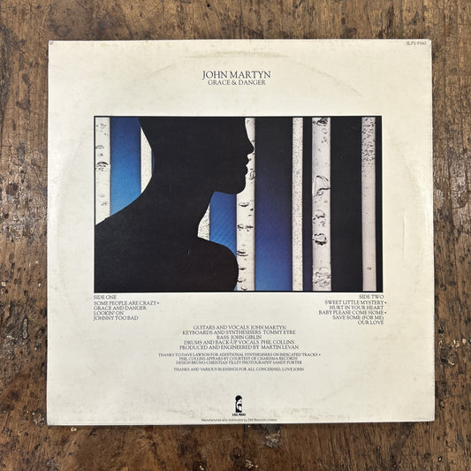 LP John Martyn - Grace And Danger ILPS 9560 Made In GB EMI Vinile Rock