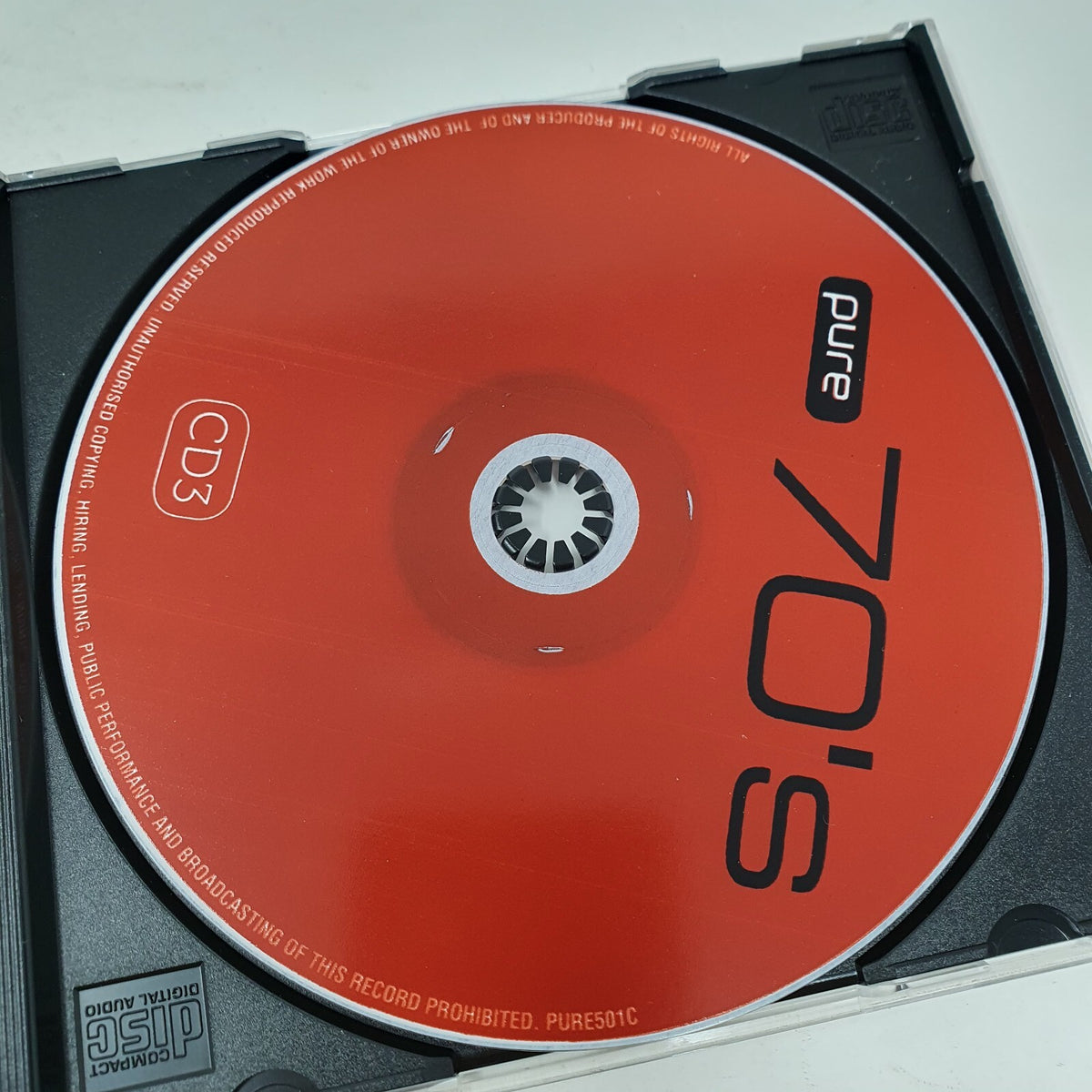 CD Various Pure 70's VOL.3 PURE501C Compilation