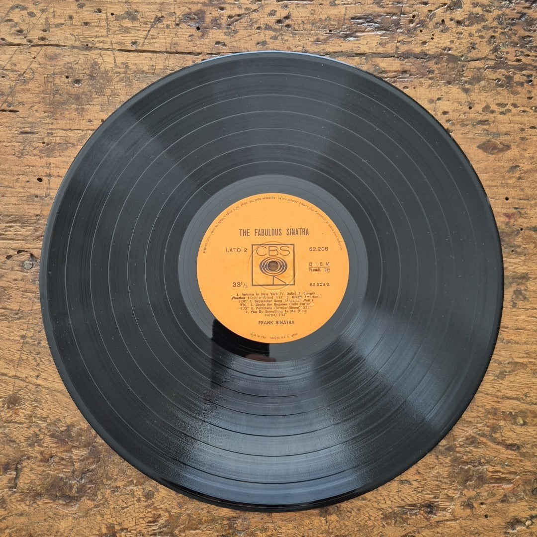 LP Frank Sinatra - The Fabulous Sinatra CBS 62.208 Jazz Big Band Vinile 12