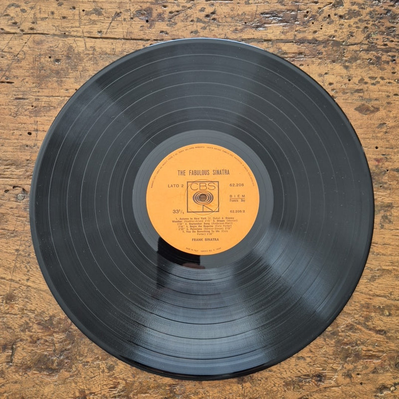 LP Frank Sinatra - The Fabulous Sinatra CBS 62.208 Jazz Big Band Vinile 12