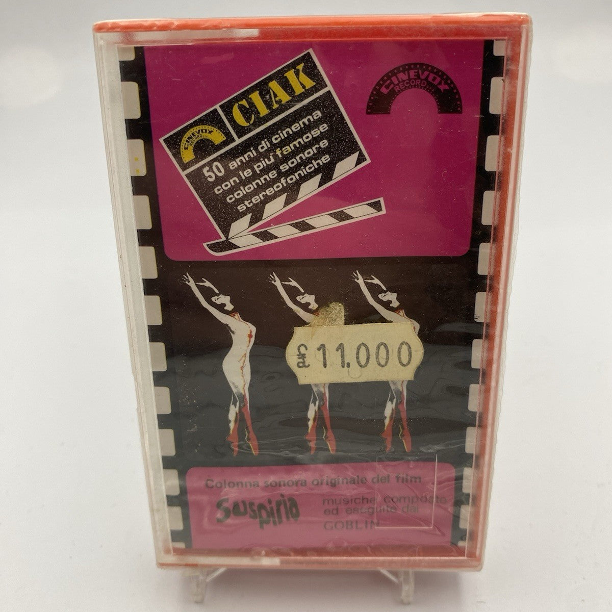 MUSICASSETTA Tape SS Goblin Suspiria Ost Dario Argento Rara Mc Ciak 1980 Rara
