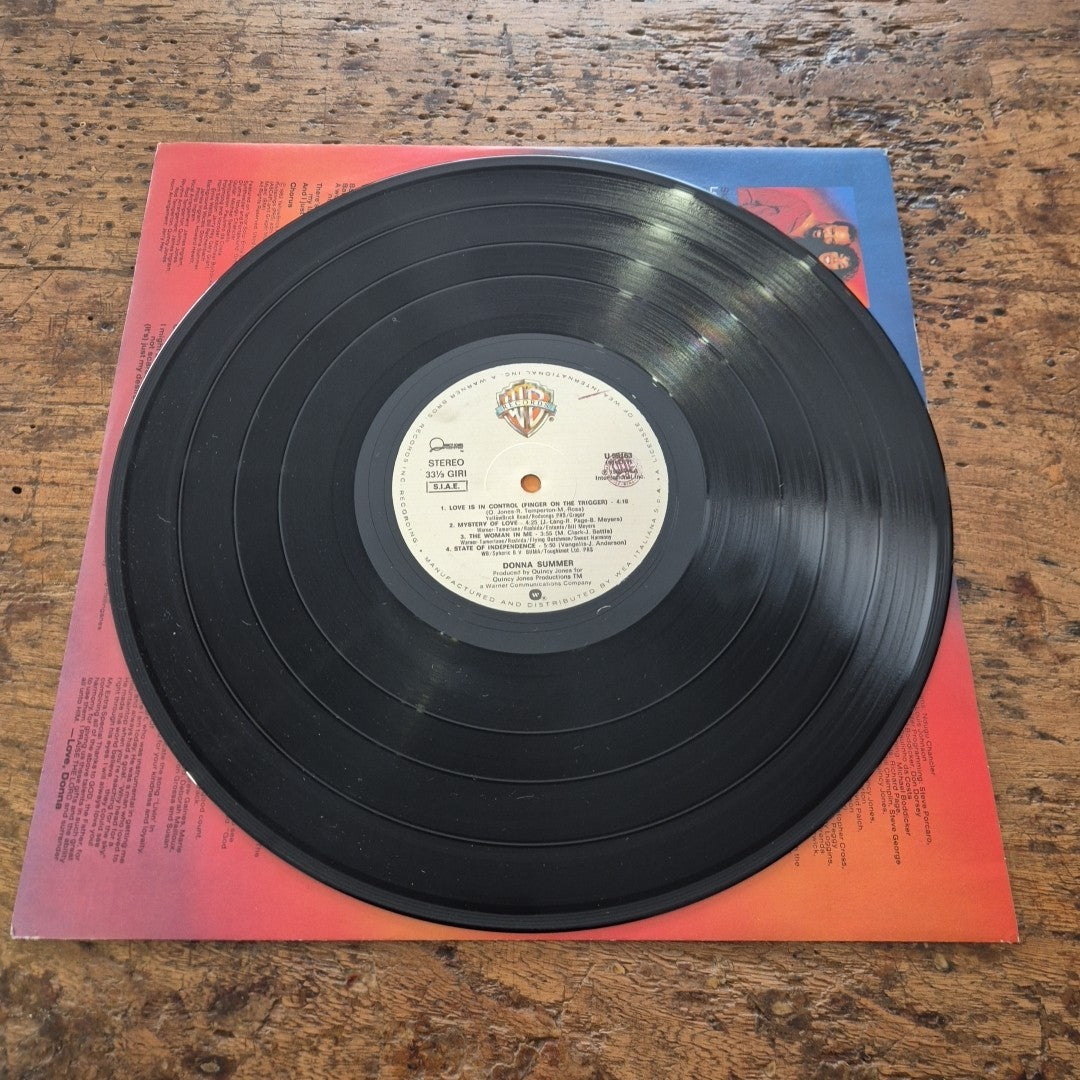 LP Donna Summer - U 99163 Wea Italiana Made In Italy Vinile Funk Soul Disco Pop