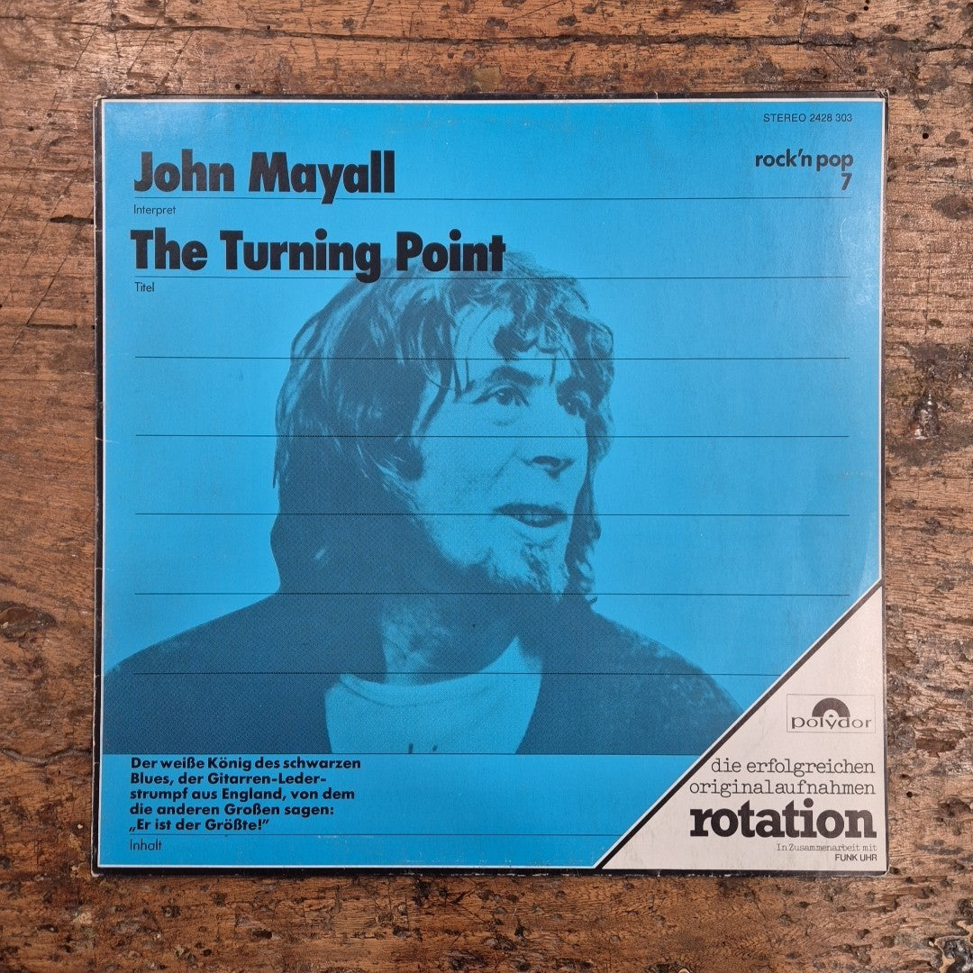 LP John Mayall - The Turning Point Polydor 2428 303 Musica Rock Vinile