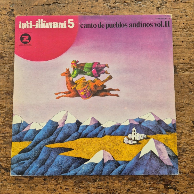 LP Inti-illimani 5 Canto De Pueblos Andinos 2 VPA 8305 Folk Country Vinile