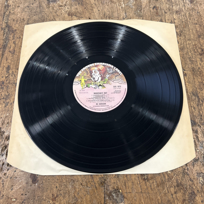 LP Bo Hasson - Magician’s Hat CAS 1073 Vinile UK Prog Rock Progressive