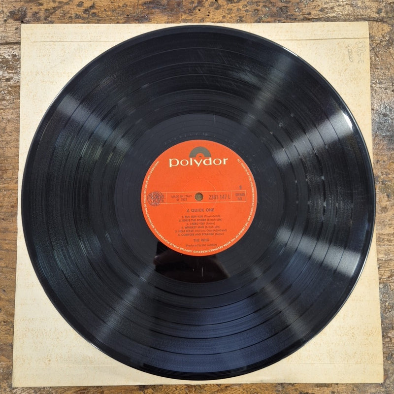 LP The Who - A Quick One 2383 147 Polydor Italy 1972 Musica Vinile Rock