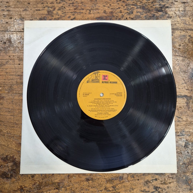 LP Frank Zappa - Chunga's Revenge Bizarre W 44020 ITALY Rock Vinile