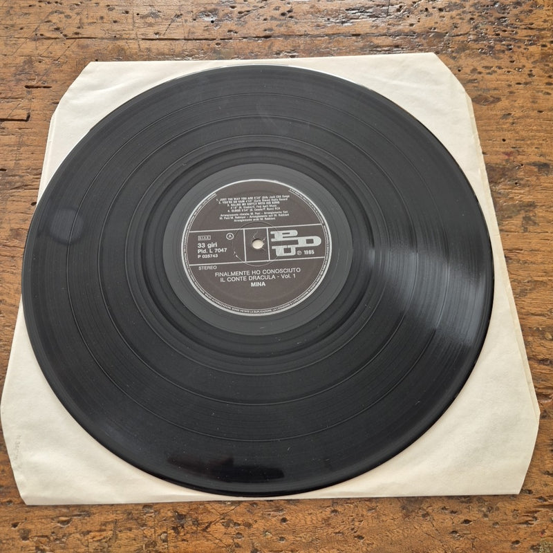 LP Mina - Finalmente Ho Incontrato Il Conte Dracula Pld. L 7048 Vol.1 Vol.2