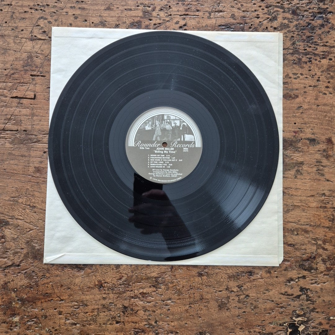 LP John Miller Biding My Time George Gershwin 3034 Musica Jazz Vinile 12