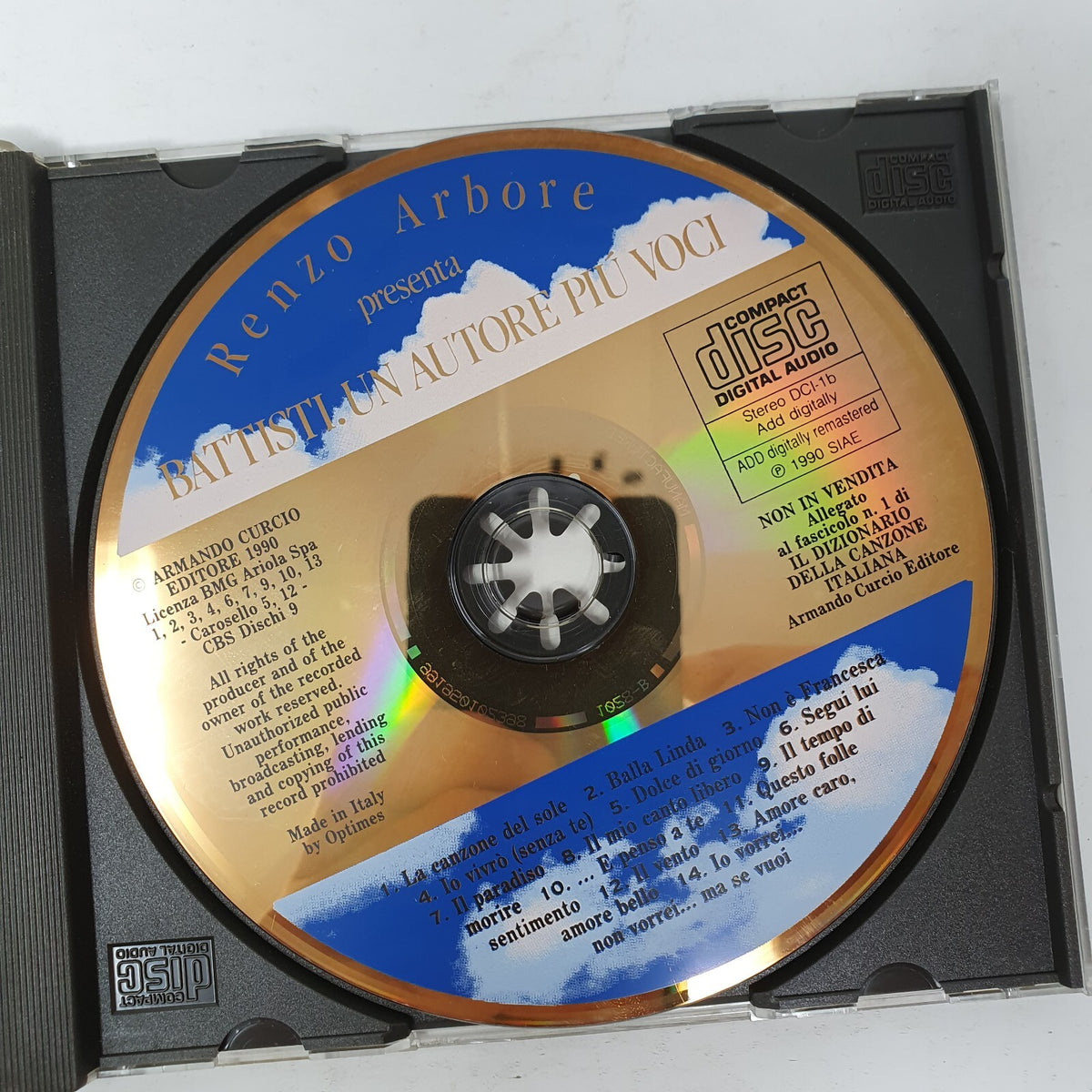 CD ITALIANA Various – Battisti. Un Autore, Più Voci Armando Curcio