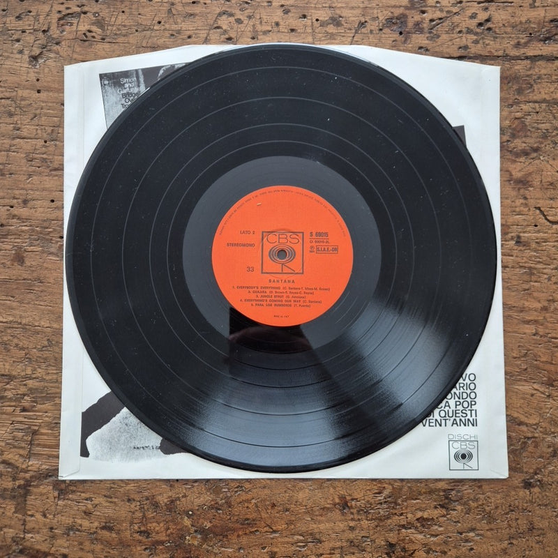 LP Santana S 69015 Prima Stampa Italiana 1971 Musica Rock Vinile 12