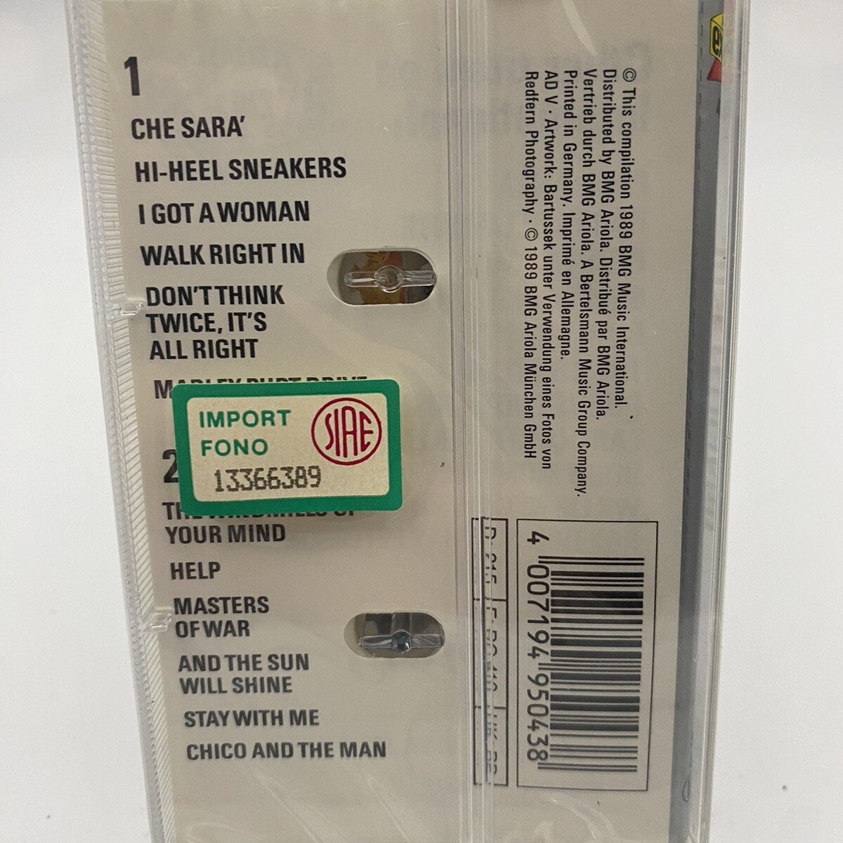MUSICASSETTA TAPE SS José Feliciano – José Feliciano Rock 1989