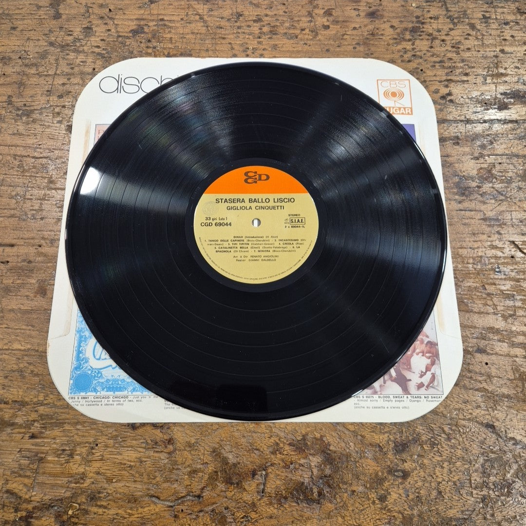 LP Gigliola Cinquetti Stasera Ballo Liscio CGD 69044 Musica Italiana Vinile 12