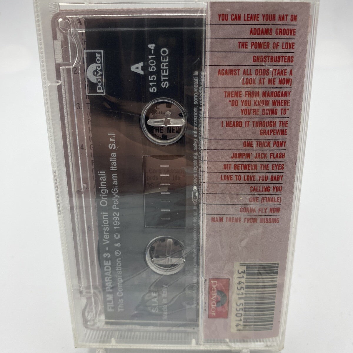MUSICASSETTA Tape SS Various – Film Parade 3 Italy 1992 Stage E Screen