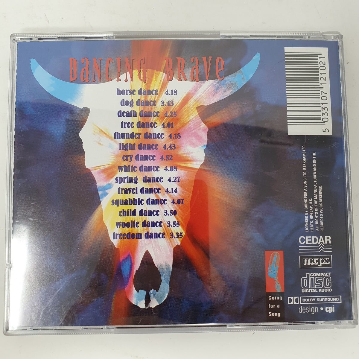 CD Navajo – Dancing Brave (Native American Dance Music) GFS210