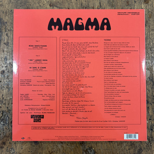 LP Magma - 1001 Centigrades 531 662-2 Vinile 2009 Jazz Prog Rock Progressive