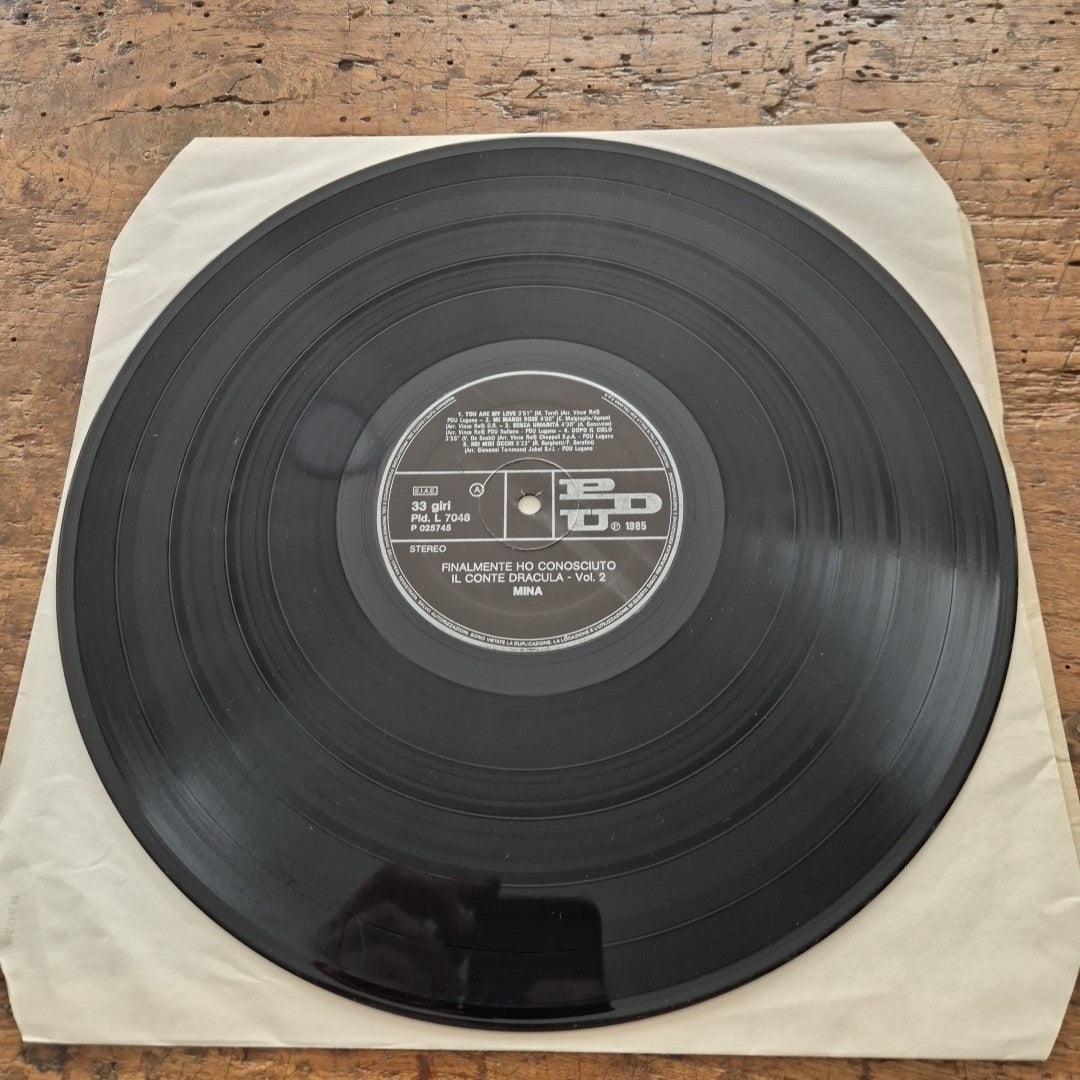 LP Mina - Finalmente Ho Incontrato Il Conte Dracula Pld. L 7048 Vol.1 Vol.2