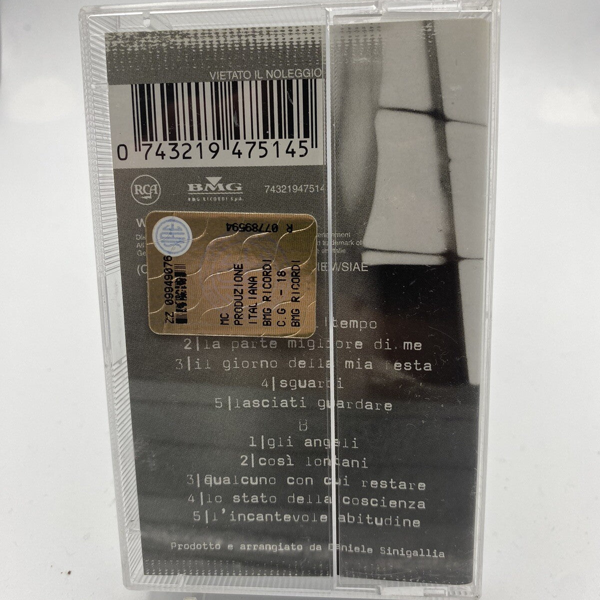MUSICASSETTA Tape VG Marina Rei – Marina Rei Italy Pop Soul 1995