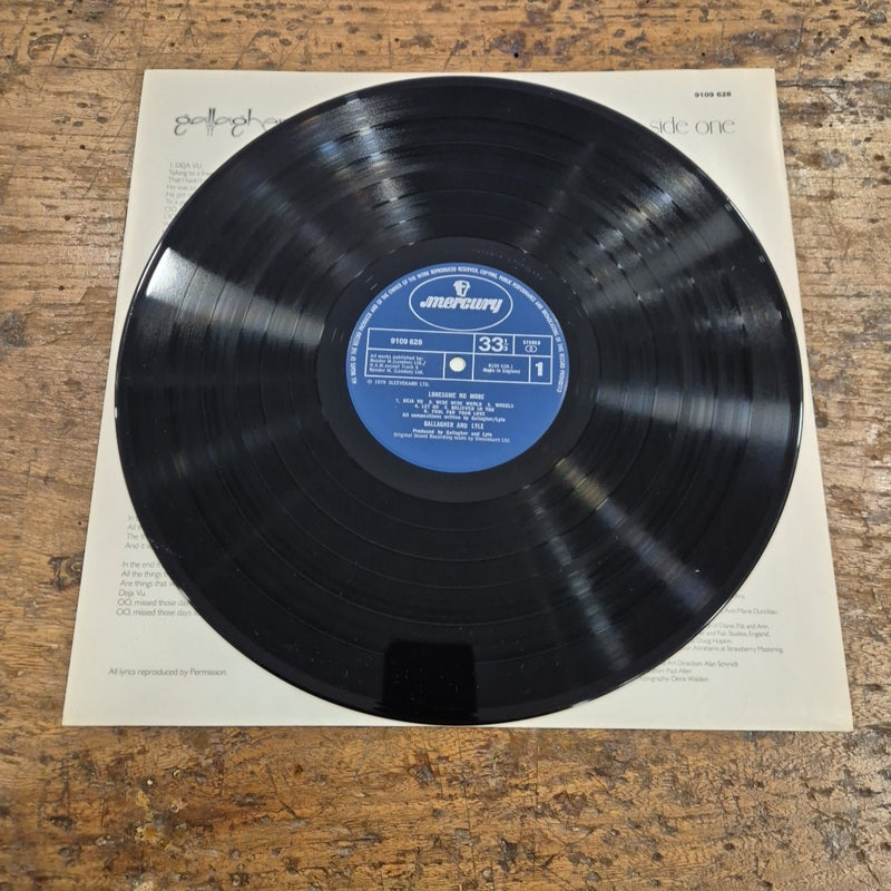 LP Gallagher And Lyle - Lonesome No More 9109 628 Vinile New Wave Rock