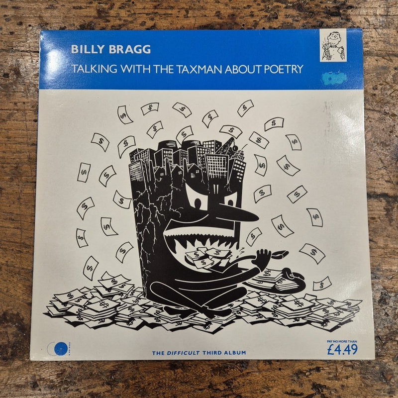 LP Billy Bragg Talking With The Taxman About Poetry AGOLP 6 Electronic Rock
